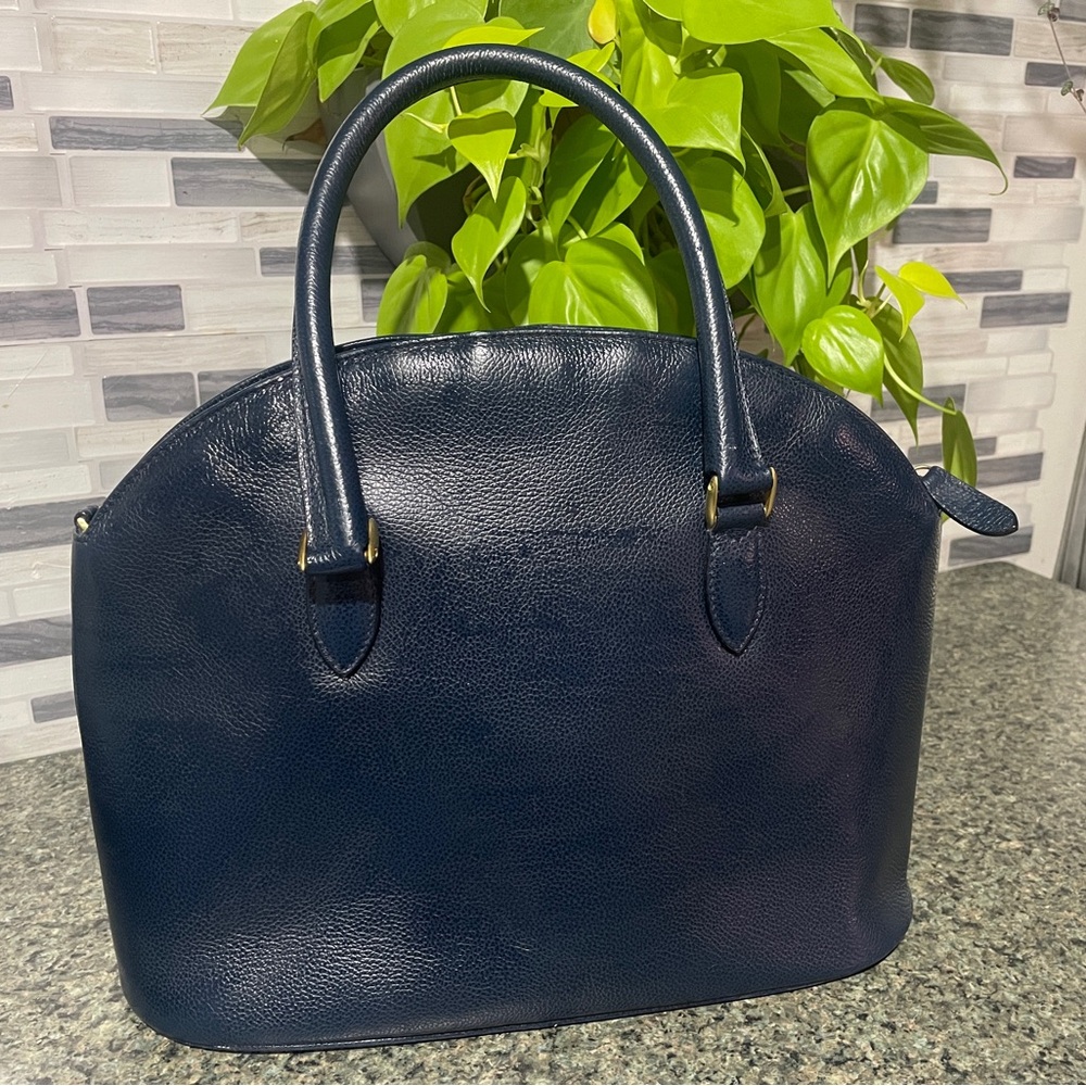 Blue Coach purse